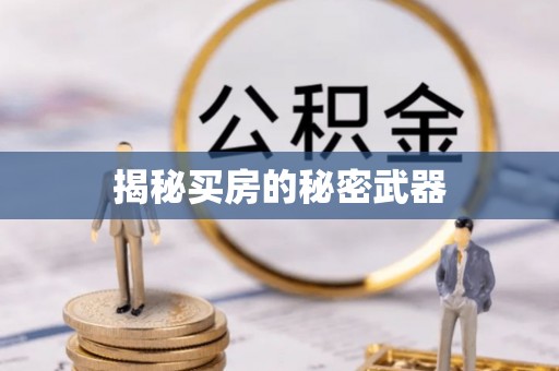 金融揭秘买房的秘密武器